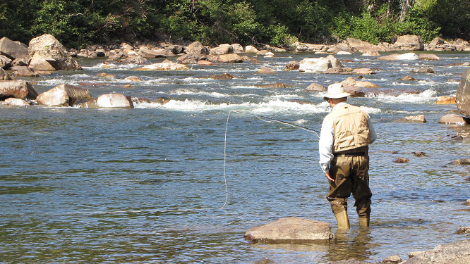 pêcheur rivière madeleine